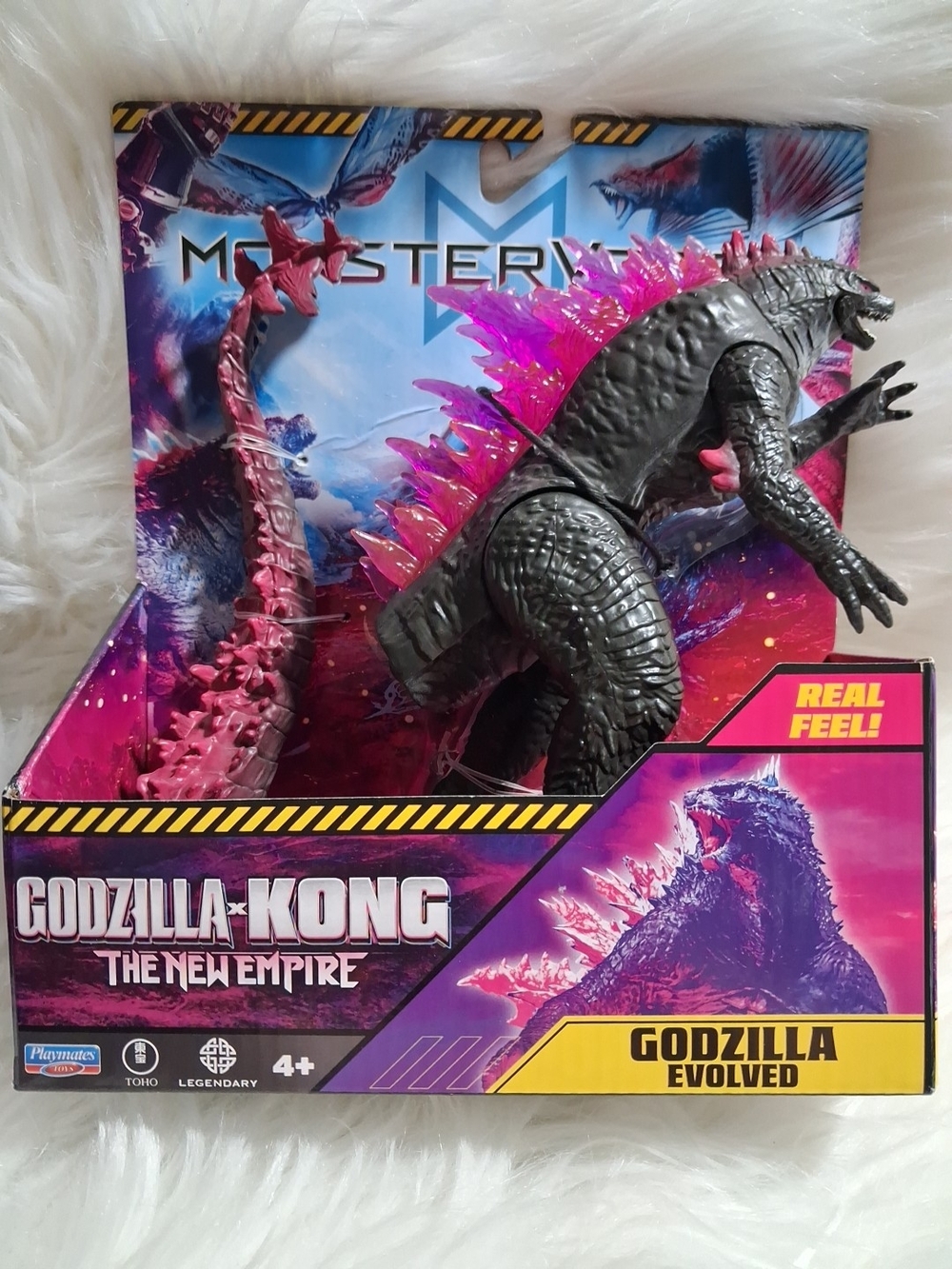 Godzilla Evolved Figure with Pink Dorsal Spines